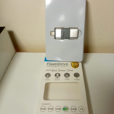 High-Speed FlashDrive – Dual Storage for iOS and PC (256GB) Lightning + USB Connectivity | Secure Edition