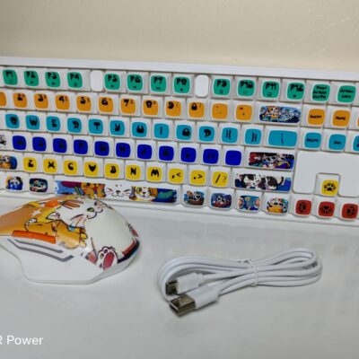 Wireless Keyboard and Mouse Combo colored