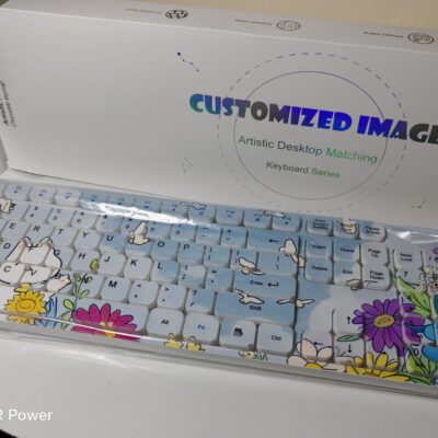 Wireless Keyboard and Mouse decorated